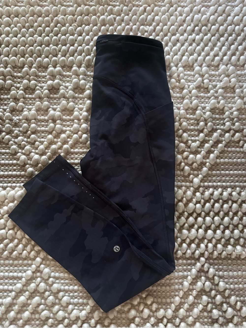 Lululemon Black Camo Performance Leggings